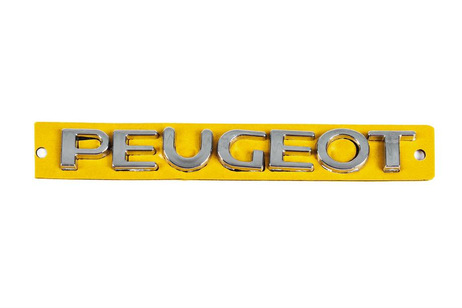 Peugeot 207 2006–2014 Peugeot 8665.PW opschrift (137 x 15 mm) Foto 1