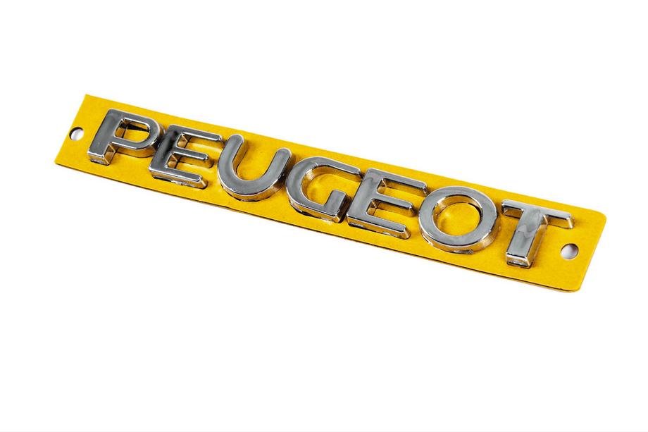 Peugeot 207 2006–2014 Peugeot 8665.PW opschrift (137 x 15 mm) Foto 2
