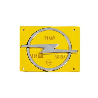 Opel embleem 7326D (110 mm x 140 mm) foto 1