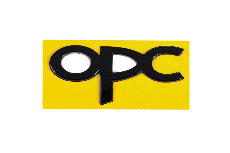 Opel OPC-embleem 36 × 85 mm (zwart) Foto 1