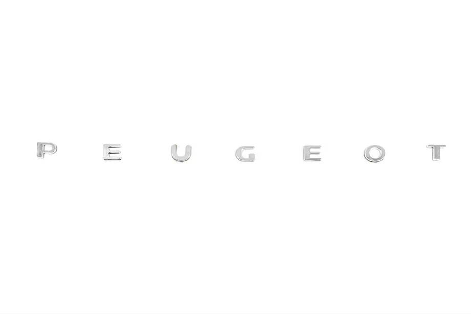 Peugeot Partner Tepee 2008–2018 Peugeot opschrift (630 x 25 mm) Image