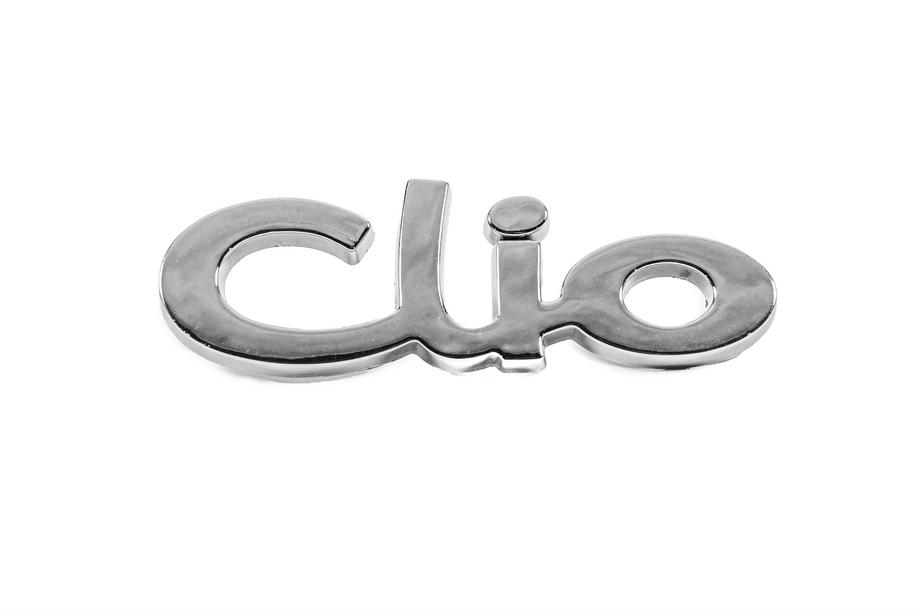 Renault Clio II 1998–2005 Embleem "Clio" 7700849001 (95 x 30 mm) Image