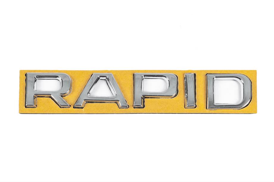 Skoda Rapid 2012–2019 Rapid opschrift (130 x 22 mm) Image