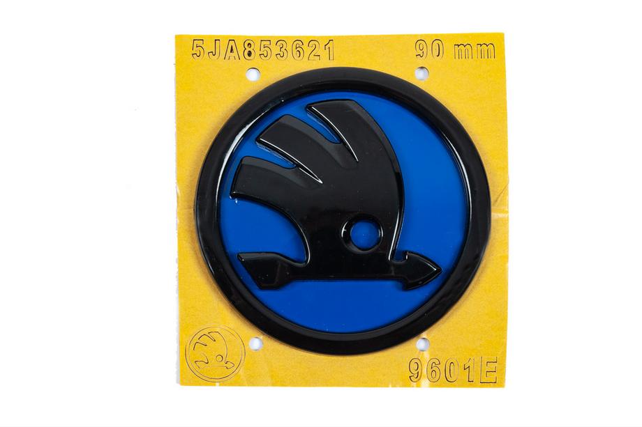 Skoda Blauw embleem 5JA853621 (89 mm) Image