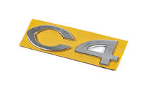 Citroen C-4 2004–2010 C4 8665.Y4 opschrift-embleem (108 x 30 mm) foto 2
