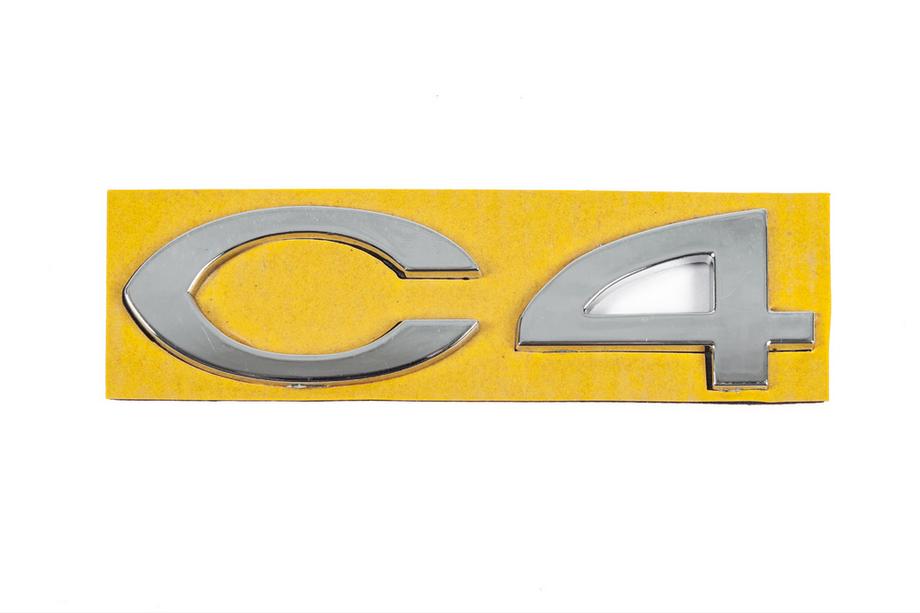 Citroen C-4 2004–2010 C4 8665.Y4 opschrift-embleem (108 x 30 mm) Image