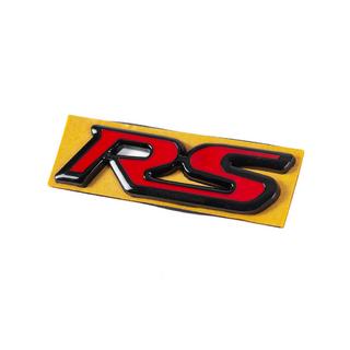 RS opschrift rood/zwart (95 mm x 25 mm) foto 2