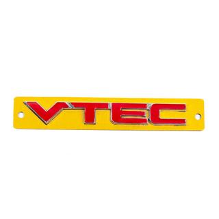VTEC opschrift rood met chroom (110 x 15 mm) foto 1