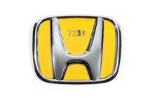 Honda Embleem (chroom, zelfklevend) 80 mm x 65 mm foto 1