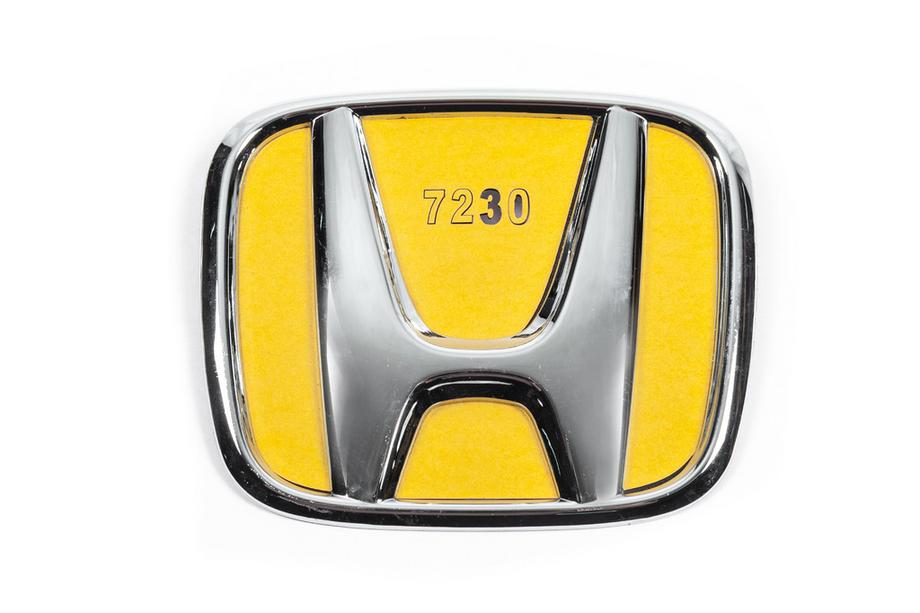 Honda Embleem (chroom, zelfklevend) 80 mm x 65 mm Image