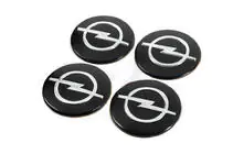 Opel Stickers voor wielnaafkappen 56 mm J1023 (4 stuks) foto 1