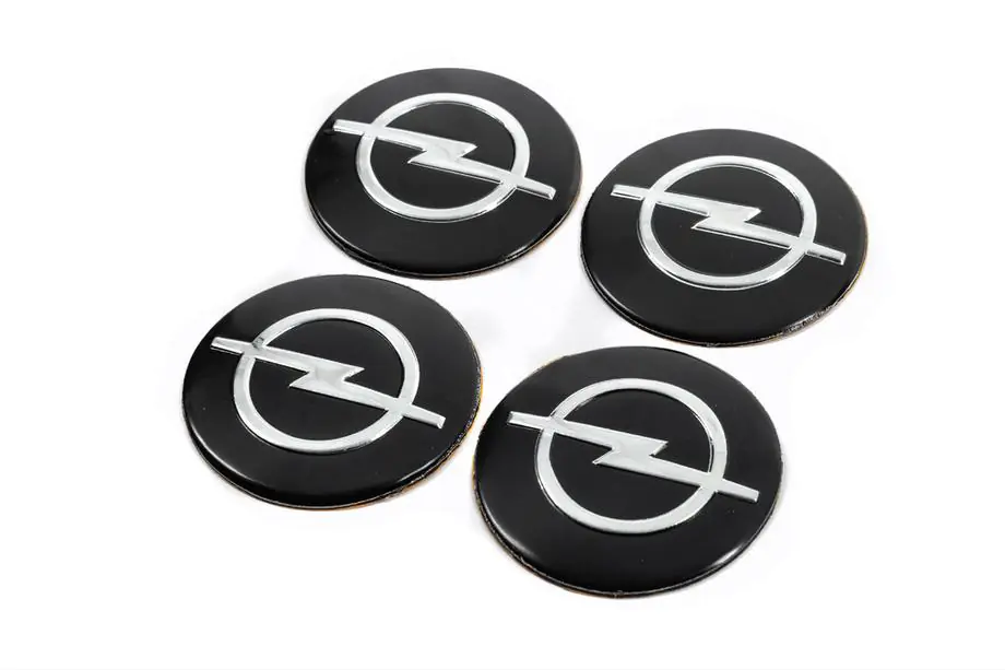 Opel Stickers voor wielnaafkappen 56 mm J1023 (4 stuks) Image