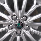 Skoda Stickers voor wielnaafkappen 56 mm J1009 (4 stuks) foto 1