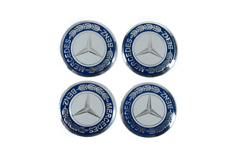Mercedes-Benz Stickers voor naafdoppen 56 mm J1017 (4 stuks) Foto 2
