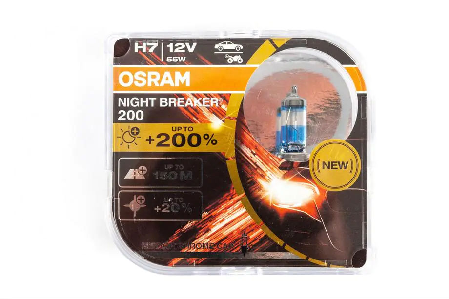 Osram H7 55W Night Breaker +200% 64210nb200 koplamp Foto 1