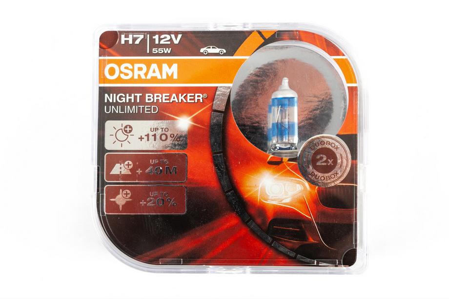 Osram H7 55W Night Breaker Unlimited 64210NBU koplamp Image