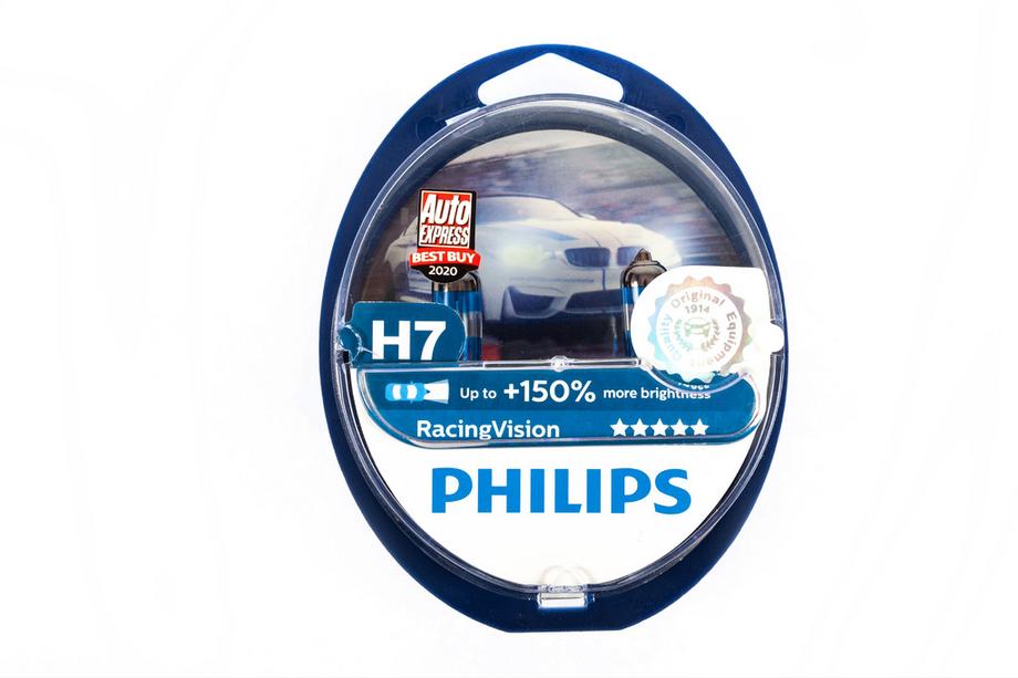 Philips H7 55W 12972RV RacingVision +150% koplamp Foto 1