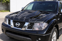 Nissan Navara 2006–2015 Motorkap afdekset DRAGON (3-delig) foto 1