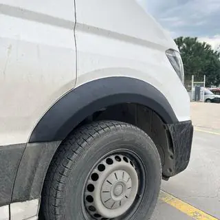 Brede wielkastverbreders (4 stuks, zwart) Volkswagen Crafter 2016– foto 1