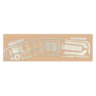 Dashboard sierlijsten (Meric) Renault 19 1992–1998
