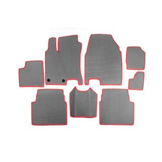 EVA automatten voor +2 (3 rijen, grijs) Nissan Qashqai 2007–2010 foto 1