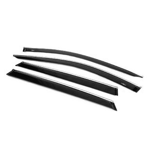 Raamwindschermen met chromen sierlijst SW (4 stuks, HIC) Skoda Superb 2015–2024 foto 2