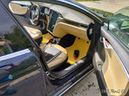 Tesla Model S 2012– EVA automatten (2012-2021, beige) foto 3