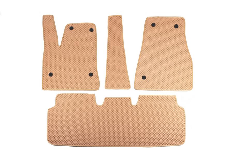 Tesla Model S 2012– EVA automatten (2012-2021, beige) Image
