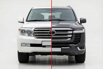 Toyota Land Cruiser 200 2007–2021 Restylingkit voor LC 300 High-Line (complete set) foto 1