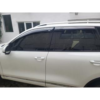 Raamwinddeflectoren met chroomlijst (4 stuks, Niken) Volkswagen Touareg 2010–2018 foto 2