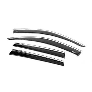 Raamwinddeflectoren met chroomlijst (4 stuks, Niken) Volkswagen Touareg 2010–2018 foto 4