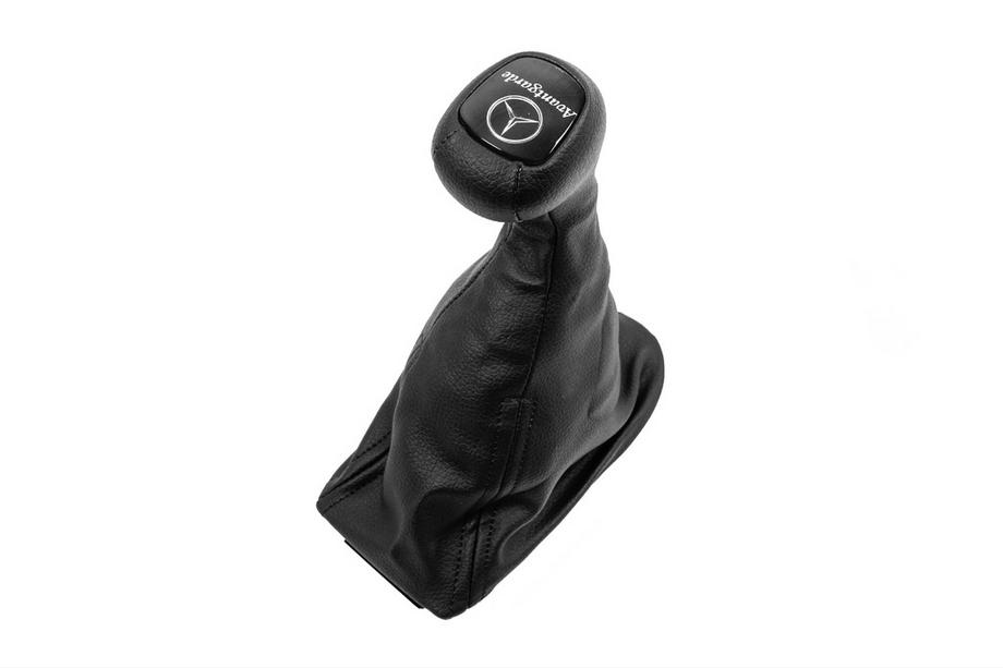 Mercedes E-class W211 2002–2009 Versnellingspookknop en pookhoes OEM Avantgarde-Mercedes (kunstleer) Foto 3