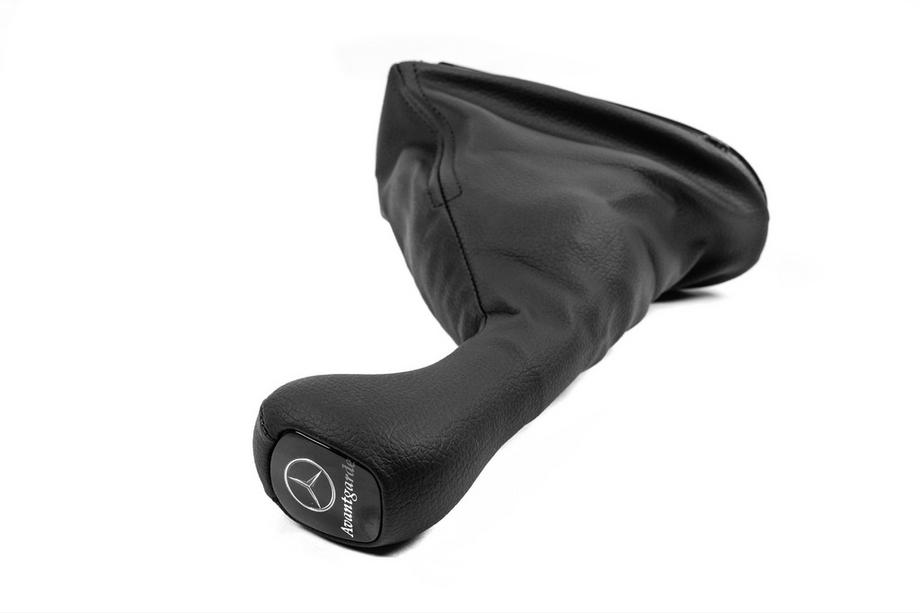 Mercedes E-class W211 2002–2009 Versnellingspookknop en pookhoes OEM Avantgarde-Mercedes (kunstleer) Foto 5