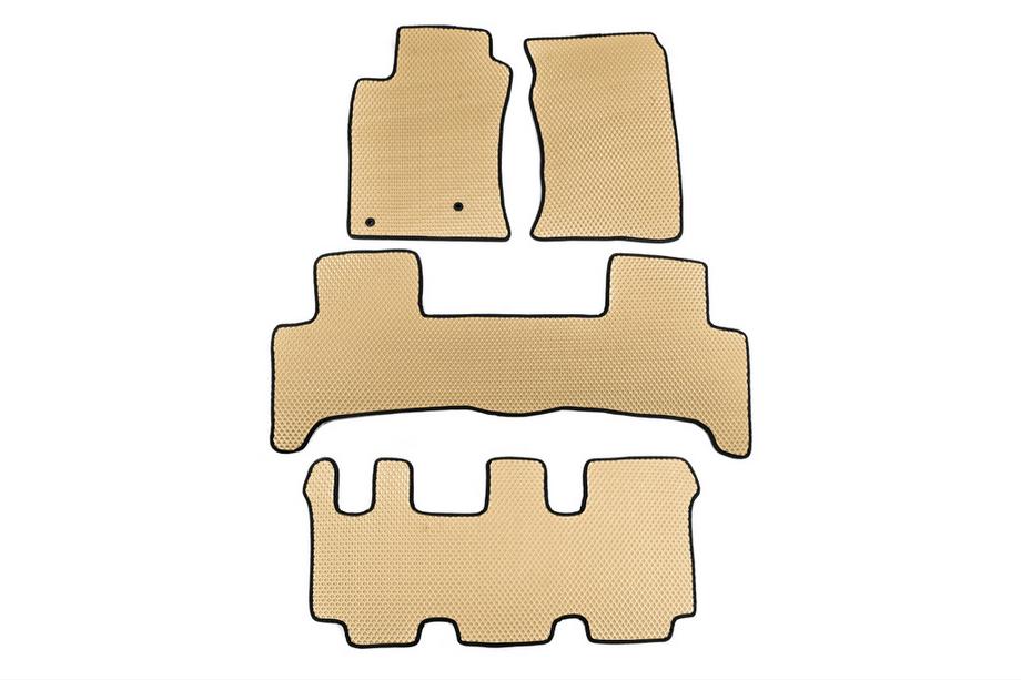 Lexus GX470 2002–2009 EVA automatten (3 rijen, beige) Image
