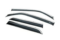 Toyota 4Runner 2009–2024 Raamwindschermen met chromen sierlijst (set van 4, Niken) foto 1