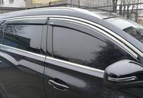 Chery Tiggo 7 2020– Raamwindschermen met chromen sierlijst (set van 4, Niken) foto 1