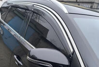Chery Tiggo 7 2020– Raamwindschermen met chromen sierlijst (set van 4, Niken) foto 6