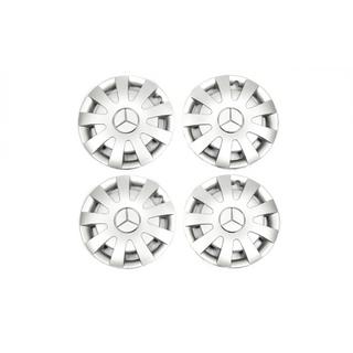 Grijze ABS wieldoppen R16 (1 borgring, 4 stuks) foto 2