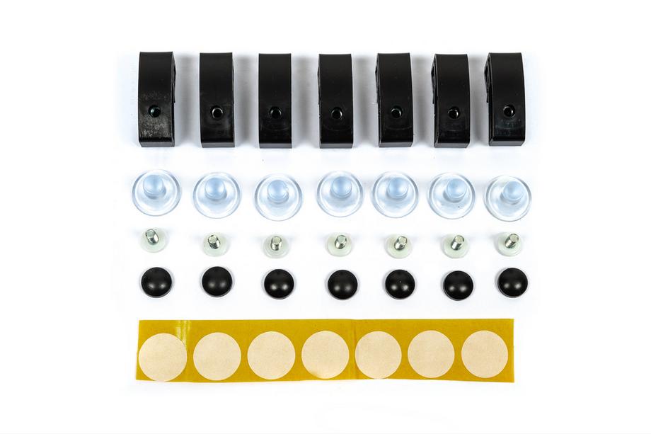 Bevestigingsset voor motorkapdeflector (7 stuks, EuroCap) Foto 1