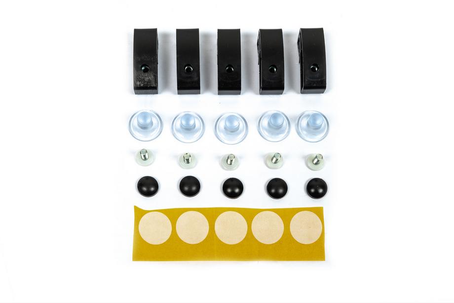 Bevestigingsset voor motorkapdeflector (5 stuks, EuroCap) Foto 1
