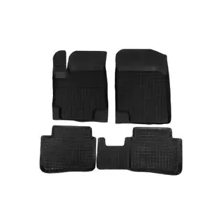 Rubberen vloermatten met opstaande rand (4 stuks, Polytep) Hyundai Accent 2011–2017 foto 1