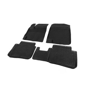 Rubberen vloermatten met opstaande rand (4 stuks, Polytep) Hyundai Accent 2011–2017 foto 2