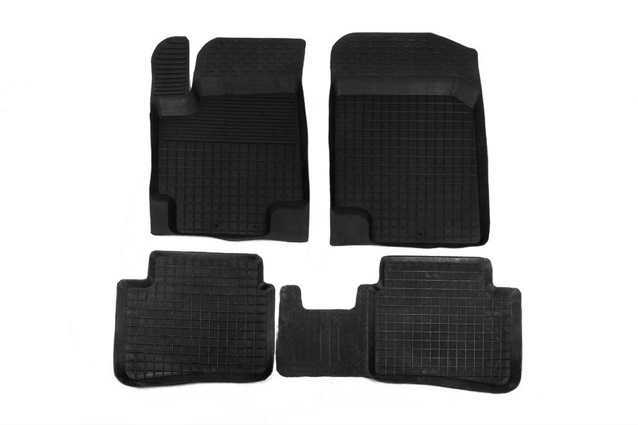 Hyundai Accent 2011–2017 Rubberen vloermatten met opstaande rand (4 stuks, Polytep) Image