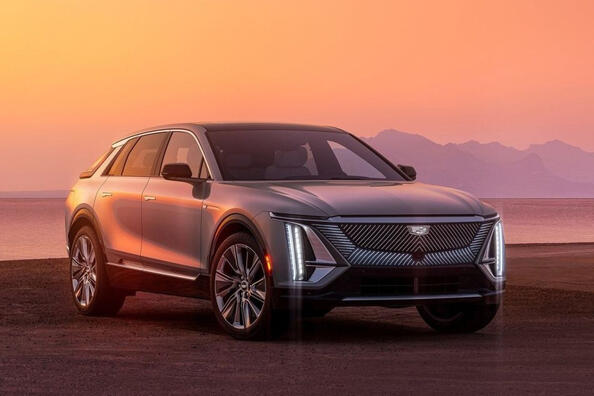 Nieuwe elektrische Cadillac Lyriq-crossover