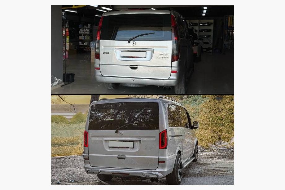 Mercedes Vito W639 2004–2014 Restylingkit voor W447 Maybach Foto 8