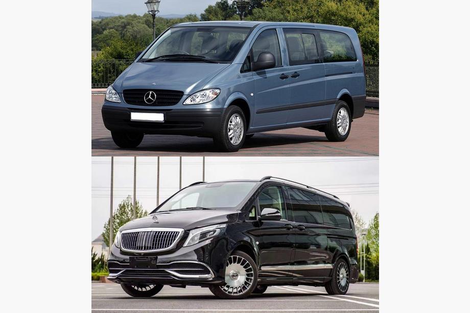 Mercedes Viano 2004–2014 Restylingkit voor W447 Maybach Foto 10