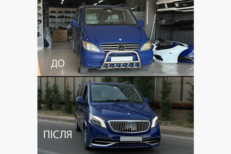 Mercedes Viano 2004–2014 Restylingkit voor W447 Maybach Foto 8