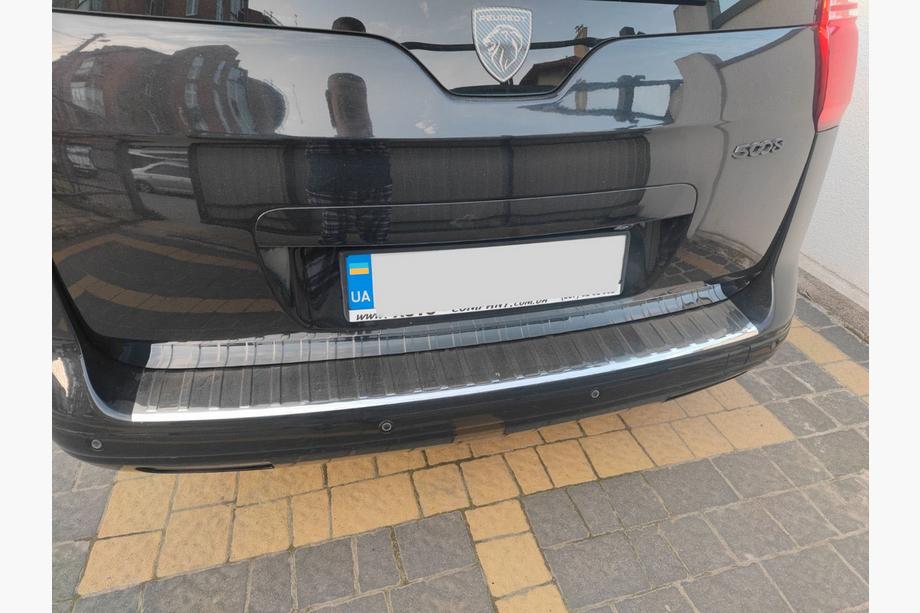 Peugeot 5008 2009–2016 RVS sierlijst voor achterbumper Carmos (RVS) Image