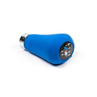 OEM versnellingspookknop (kunstleer, blauw glad) BMW 5 Serie E34 1988–1995 foto 1