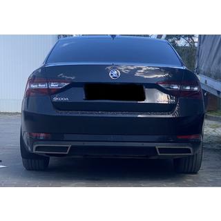 Carmos bumper eindstukken (3 stuks, RVS) foto 3
